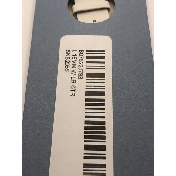 Skagen Watch Band Replacement 2 Piece Leather SKB2056 In Packaging White PY31 - Picture 3 of 4